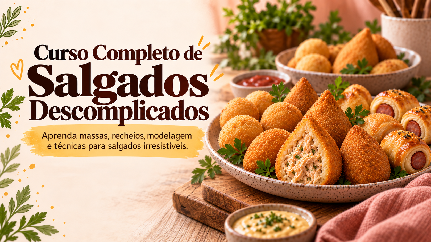 Curso Completo de Salgados Descomplicados